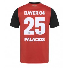 Bayer Leverkusen Exequiel Palacios #25 Hemmatröja 2024-25 Korta ärmar